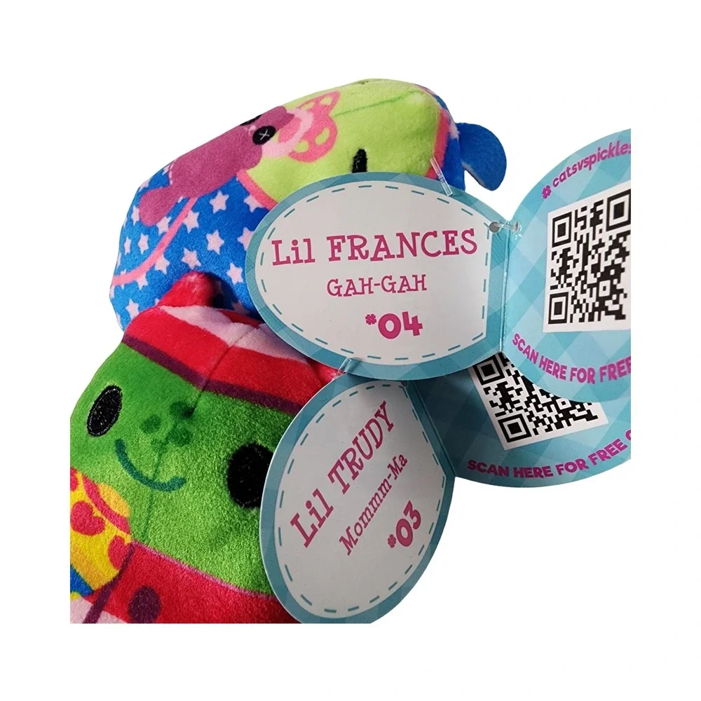 Catsy‎ Pickles Lil Frances & Lil Trudy Plush Toys with Blanket lot